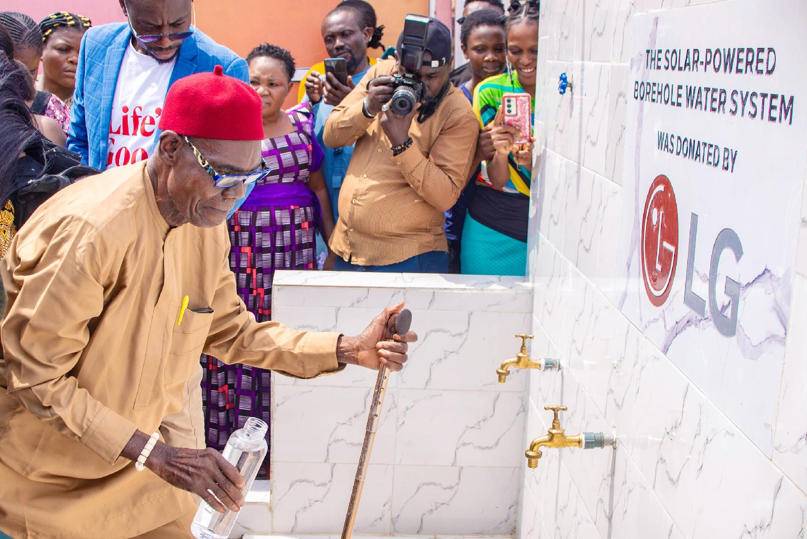 LG Electronics expands Nigeria outreach with free laundry and solar water facilities